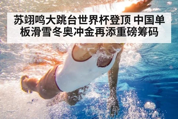 苏翊鸣大跳台世界杯登顶 中国单板滑雪冬奥冲金再添重磅筹码